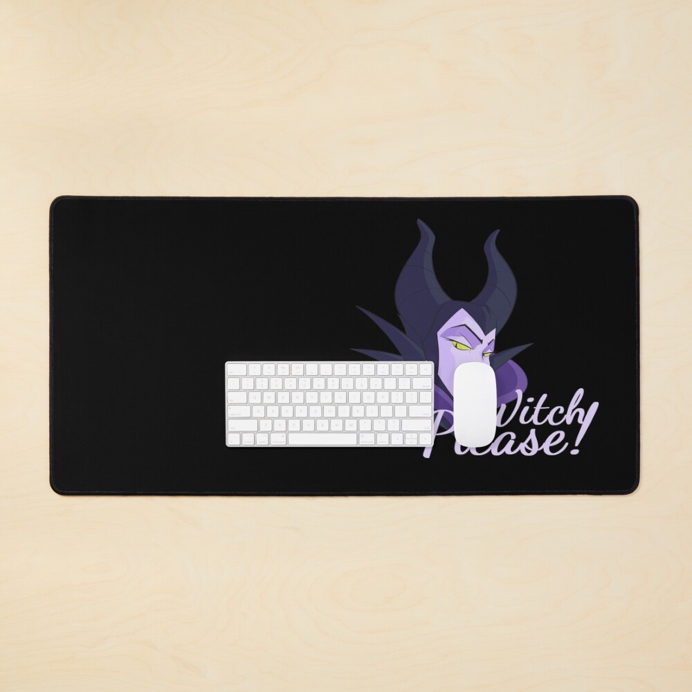 Witch Please! - Halloween Maleficent Mouse Pad