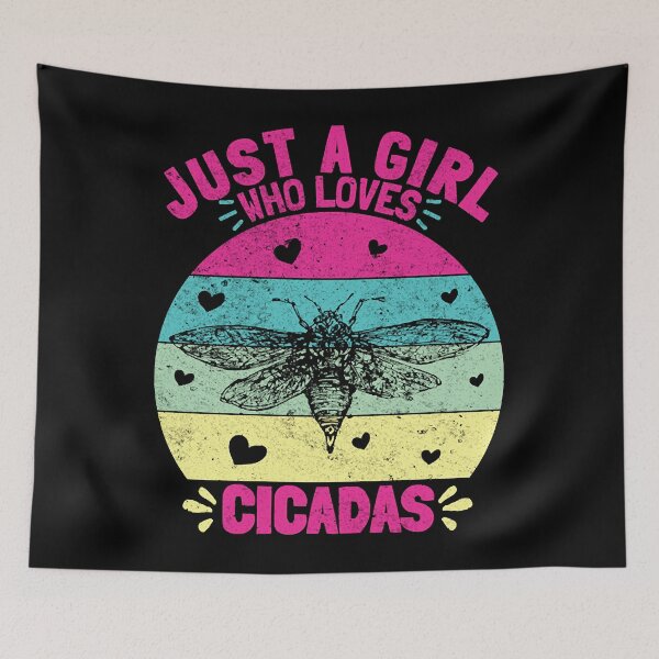 Item preview, Just A Girl Who Love Cicadas designed and sold by Guckio81.