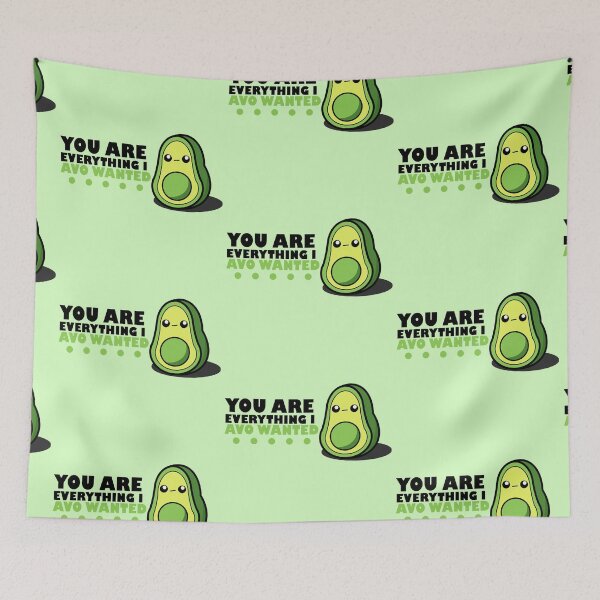Item preview, Cartoon Avocado || Kawai || You are everything i avo wanted designed and sold by cookingwithten.