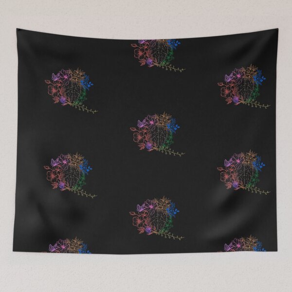 Item preview, colorful plants + brains designed and sold by aubreyjacobs.