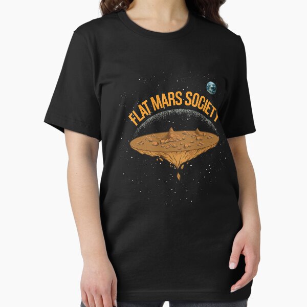 Item preview, Flat Mars Society | Funny Space Illustration designed and sold by artado.