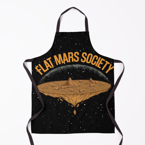Item preview, Flat Mars Society | Funny Space Illustration designed and sold by artado.