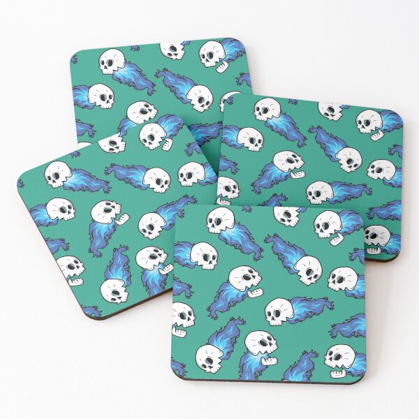 Item preview, Shooting Skulls Green designed and sold by Rich Hague.
