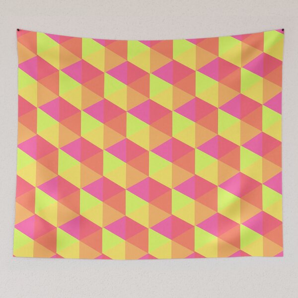 Item preview, Hexagon Yellow Mixed Pattern designed and sold by DAFIN.