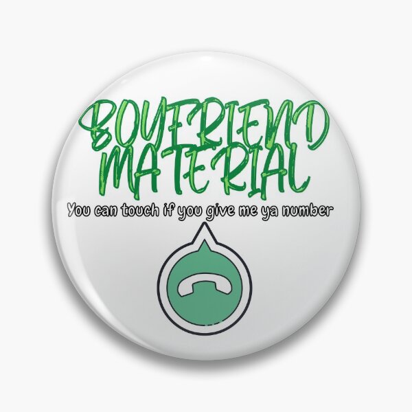 Item preview, boyfriend material designed and sold by CrossyInk.