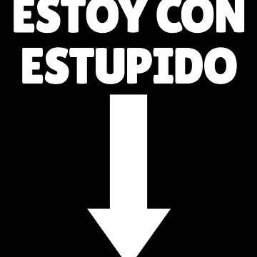 Imagen de la obra Estoy Con Estupido Spanish Arrow Down I'm With Stupid Gear de DynamicDesign