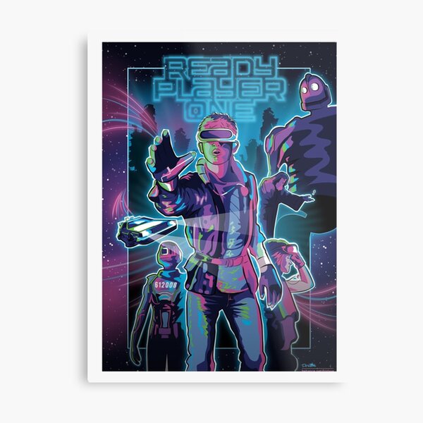 Ready player one' Poster, picture, metal print, paint by Designersen