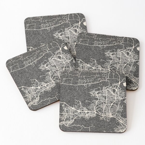 Item preview, Thousand Oaks map California Ink lines designed and sold by InkMaps.