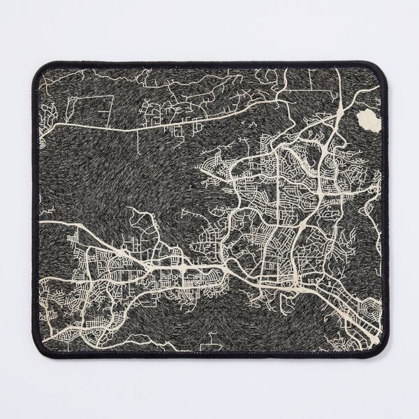 Item preview, Thousand Oaks map California Ink lines designed and sold by InkMaps.