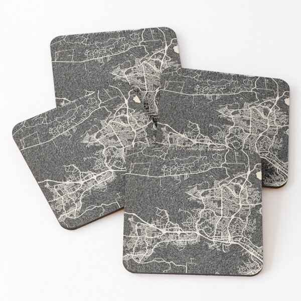 Item preview, Thousand Oaks map California Ink lines 2 designed and sold by InkMaps.