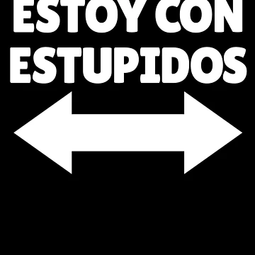 Imagen de la obra Estoy Con Estupidos Spanish Arrows Funny I'm With Stupids Gear de DynamicDesign