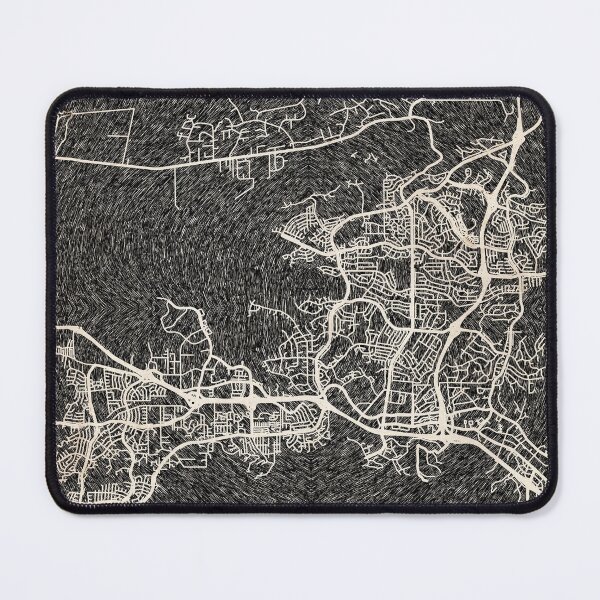 Item preview, Thousand Oaks map California Ink lines 2 designed and sold by InkMaps.