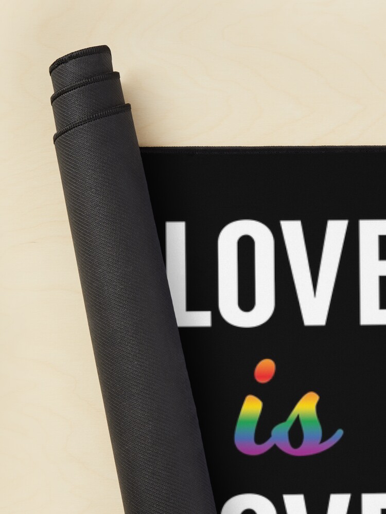Alternate view of Love is Love - Pride Month Mouse Pad