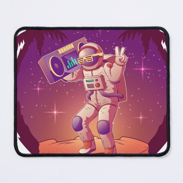 Item preview, Dancing astronaut spacemen designed and sold by Royal Blue Clothing.