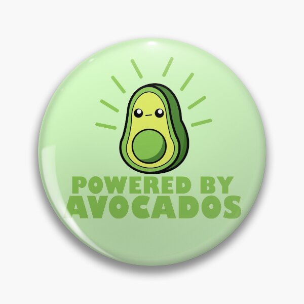 Item preview, Cartoon Avocado || Kawai || Powered by Avocados designed and sold by cookingwithten.