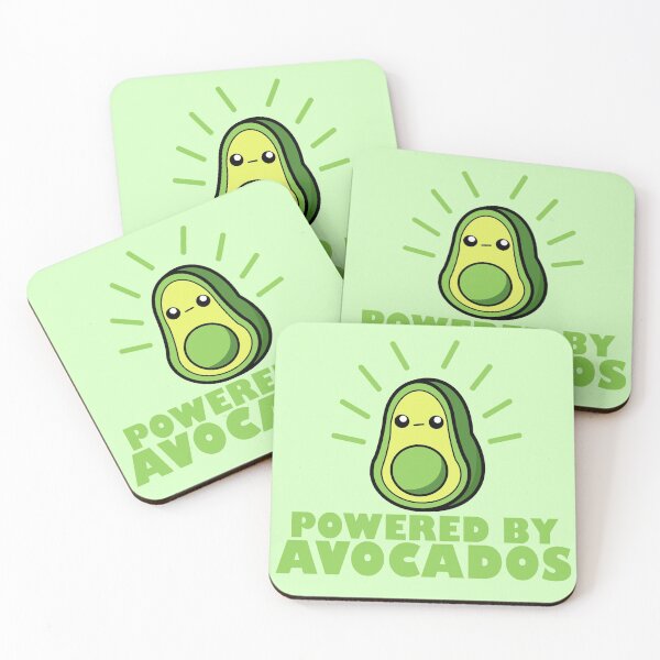Item preview, Cartoon Avocado || Kawai || Powered by Avocados designed and sold by cookingwithten.