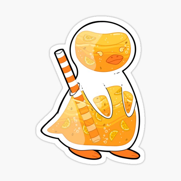 "Lemonade Duck (Left)" Sticker for Sale by Redbubble
