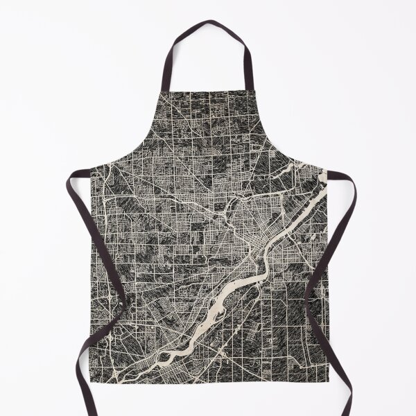Item preview, Toledo map Ohio Ink lines designed and sold by InkMaps.