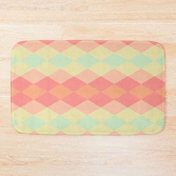 Item preview, Diamond Green Orange Mixed Geometric Pattern designed and sold by DAFIN.