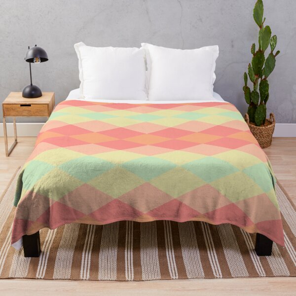Item preview, Diamond Green Orange Mixed Geometric Pattern designed and sold by DAFIN.