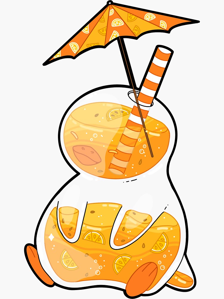 "Lemonade Duck (Right)" Sticker for Sale by Redbubble