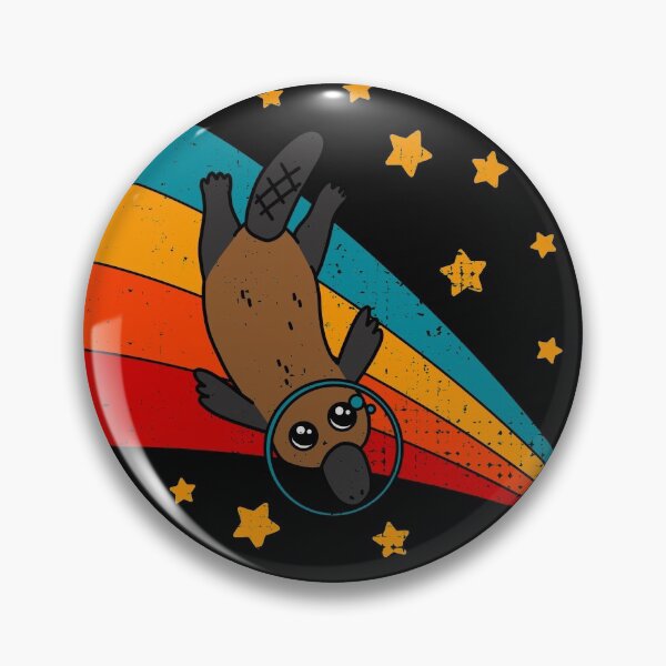 Item preview, Cute Vintage Platypus Owner Retro Platypus In Space designed and sold by JokeGysen.