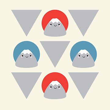 Artwork thumbnail, Mt Fuji Dots by marcelinesmith