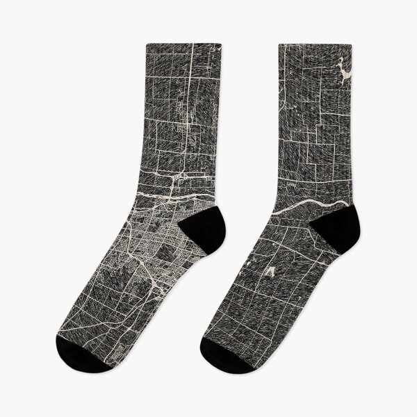 Item preview, Topeka map Kansas Ink lines designed and sold by InkMaps.