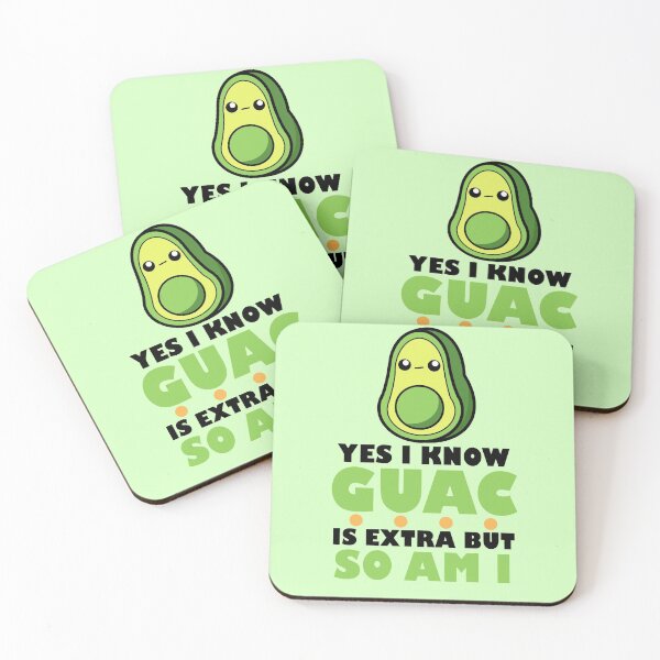 Item preview, Cartoon Avocado || Kawai || Yes I know Guac is Extra but so am I designed and sold by cookingwithten.