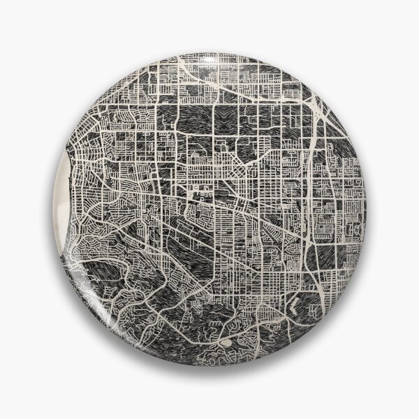 Artikelvorschau, Torrance map California Ink lines entworfen und verkauft von InkMaps.
