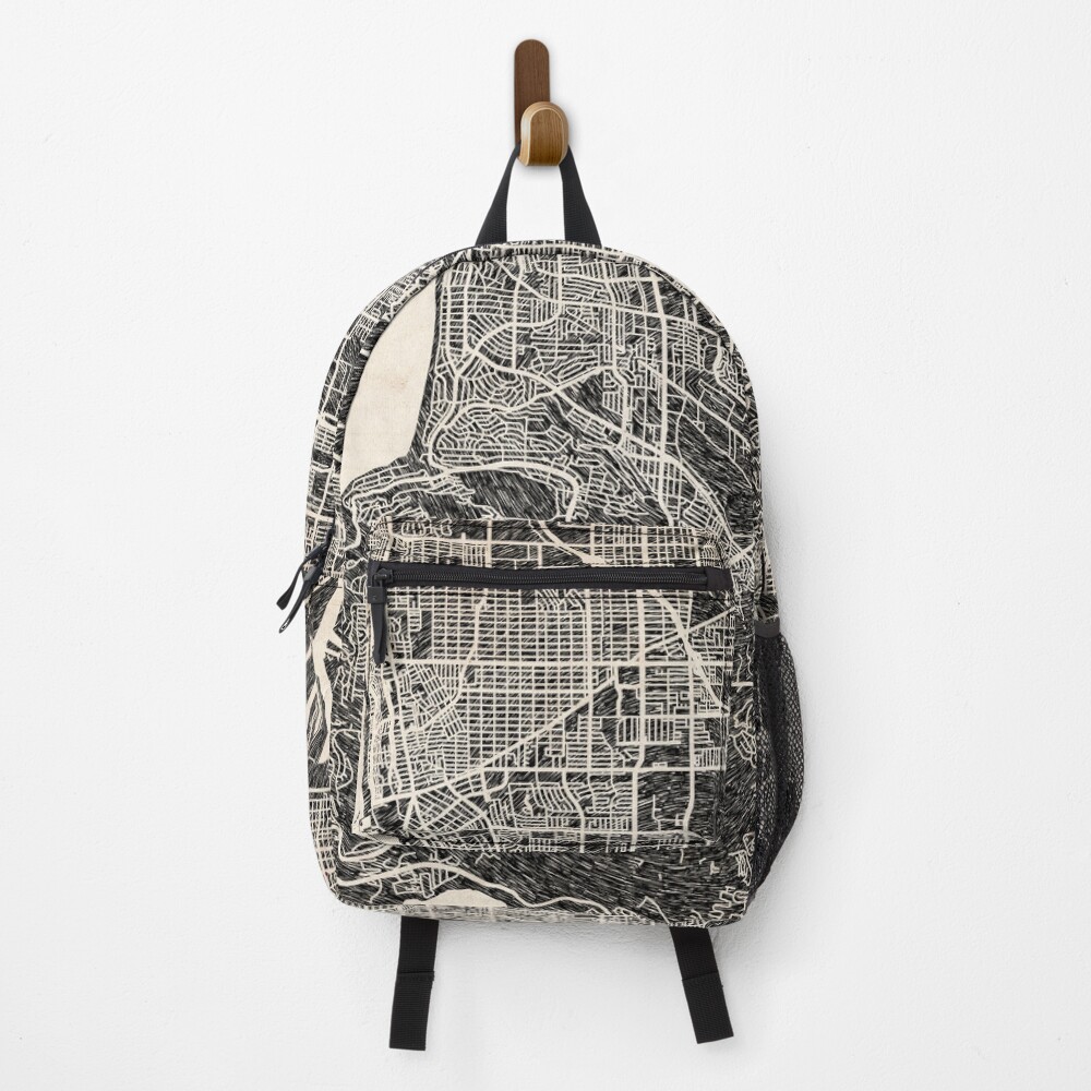 Vista previa del artículo con la obra «Mochila», diseñado y vendido por InkMaps.