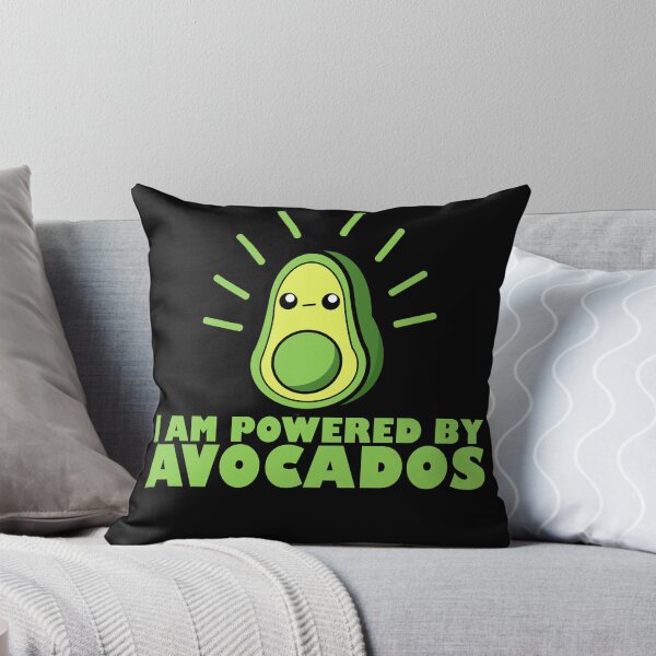 Item preview, Cartoon Avocado || Kawai || I am Powered by Avocados  designed and sold by cookingwithten.