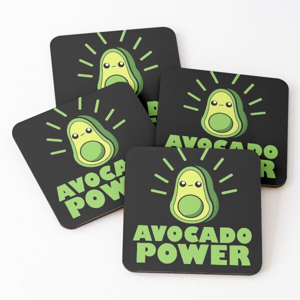 Item preview, Cartoon Avocado || Kawai || Avocado Power designed and sold by cookingwithten.