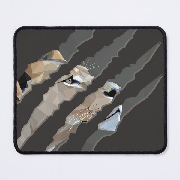 Item preview, Low Poly Lioness Claw Mark designed and sold by ErinFCampbell.