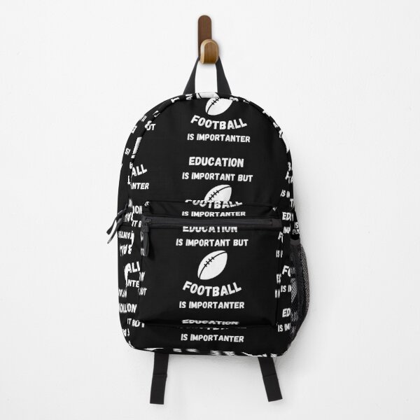Item preview, Education Is Important But Football Is Importanter In Black designed and sold by LuckyKermit.