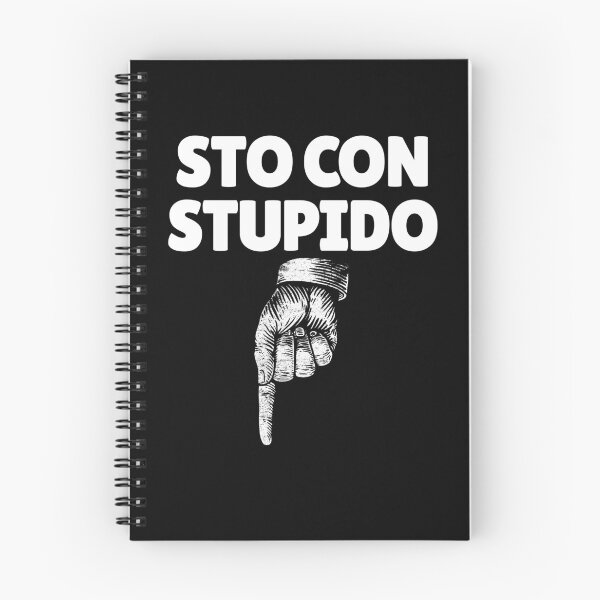Item preview, Sto Con Stupido Italian Finger Down Italy I'm With Stupid Gear designed and sold by DynamicDesign.