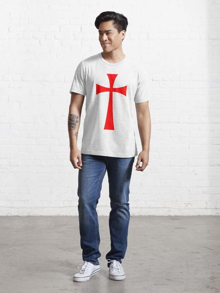 Long Cross Knights Templar Holy Grail The Crusades T Shirt For Sale By Createdezign