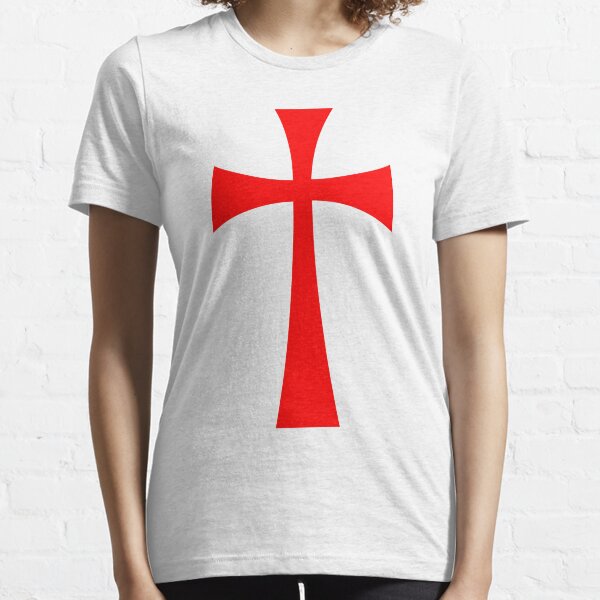 Long Cross - Knights Templar - Holy Grail - The Crusades Essential T-Shirt