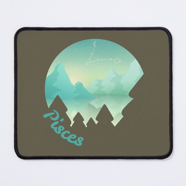 Item preview, Zodiac Scene - Pisces text designed and sold by Katuend.