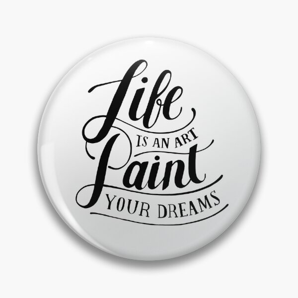 Item preview, Life is an art designed and sold by Decollection.