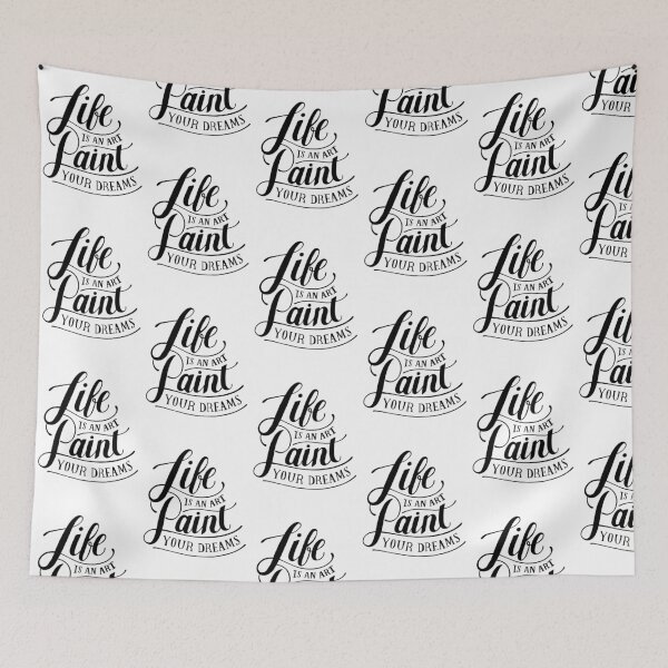 Item preview, Life is an art designed and sold by Decollection.