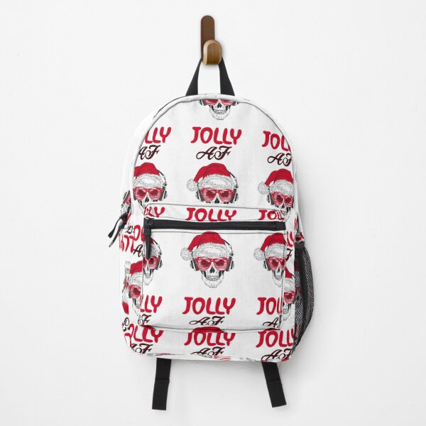 Item preview, Funny Christmas Jolly AF retro skull- Christmas retro jolly AF Classic designed and sold by Designs Of all kinds.