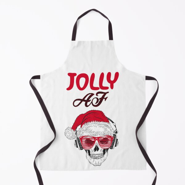 Item preview, Funny Christmas Jolly AF retro skull- Christmas retro jolly AF Classic designed and sold by Designs Of all kinds.