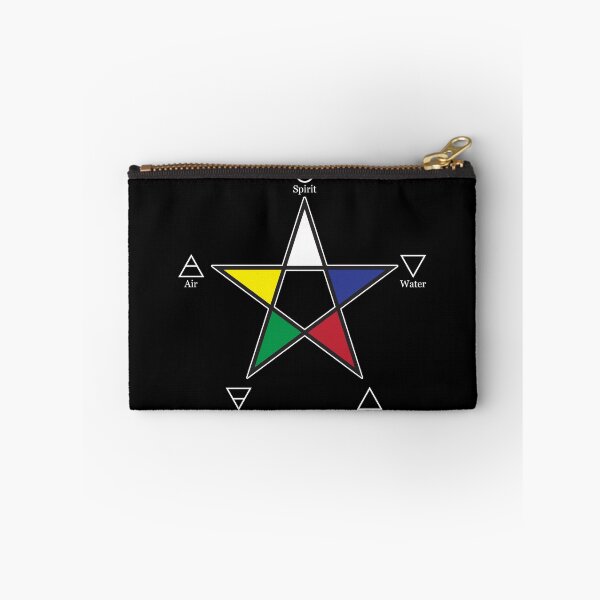 Item preview, Elemental Pentagram Fire Water Earth Air Spirit designed and sold by signsandsymbols.