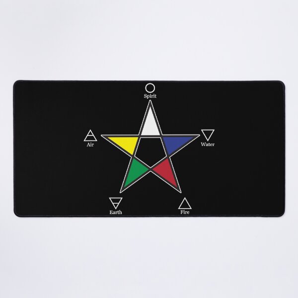 Item preview, Elemental Pentagram Fire Water Earth Air Spirit designed and sold by signsandsymbols.