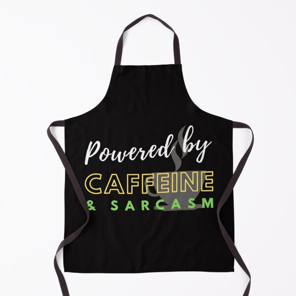 Item preview, Powered by Caffeine and Sarcasm designed and sold by RudeBeeDesigns.