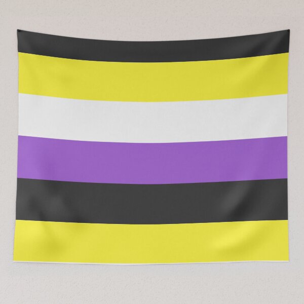 Item preview, Nonbinary Pride Flag designed and sold by Quilar.
