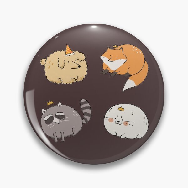 Item preview, chubby animals sticker pack designed and sold by Sophieeeeehu.