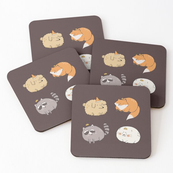 Item preview, chubby animals sticker pack designed and sold by Sophieeeeehu.