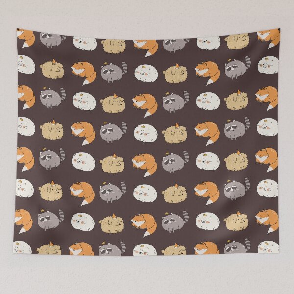 Item preview, chubby animals sticker pack designed and sold by Sophieeeeehu.
